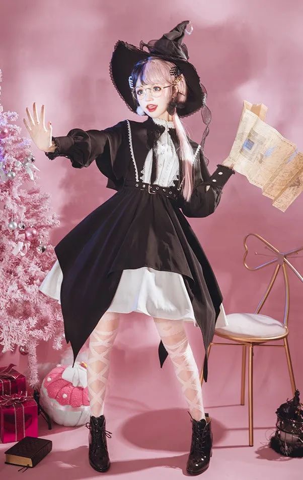 【绘画参考】一组小魔女的动态素材 部分来自lolitawardrobe