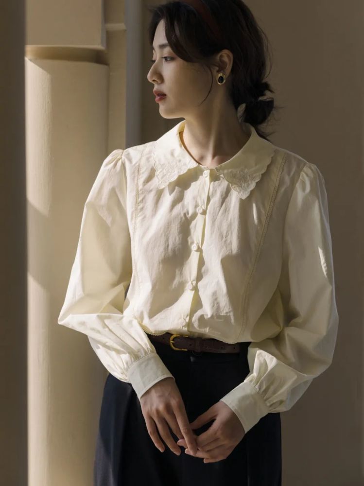 春夏6种白衬衫穿搭,衬衫控这样穿时髦又高级插图9