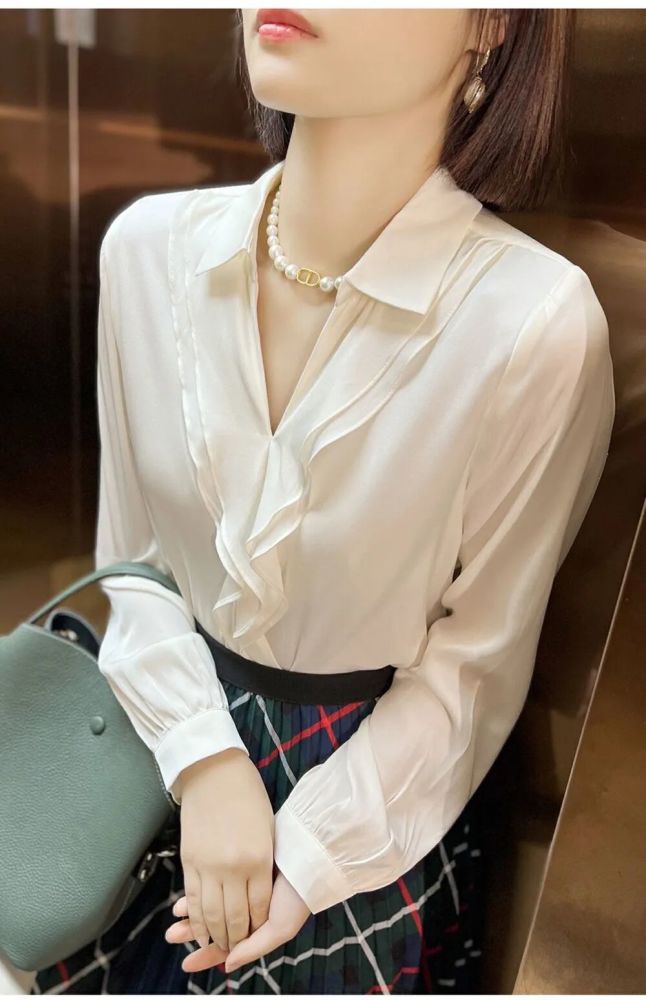 春夏6种白衬衫穿搭,衬衫控这样穿时髦又高级插图42