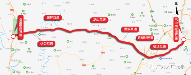 据悉,成绵苍巴高速公路苍溪段境内总长66.