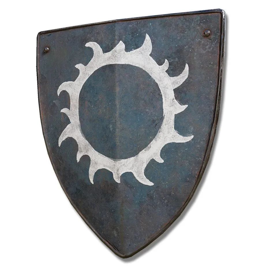 的悬崖边捡到的"日蚀纹熨斗形盾"上:首先要说的是交界地是有太阳存在