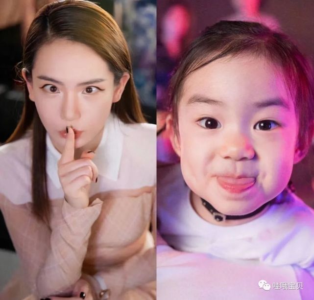 为啥戚薇女儿lucky总扎丸子头放下头发后知道了原因