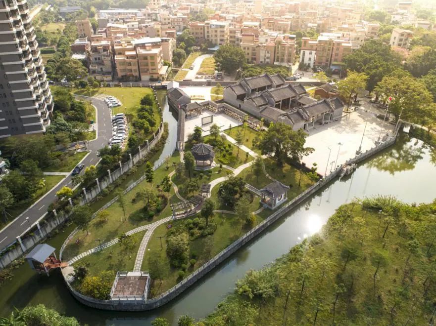 你都忘了水边的你有多美穿越古今的陈村滨水景观