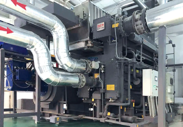 图为国产吸收式热泵