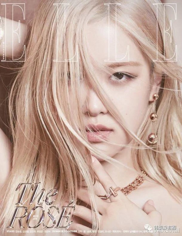 blackpink朴彩英登《elle》6月刊封面,大秀曼妙身材