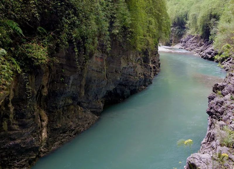 扁担峡—舀鱼潭—百年好合泉水银河的奇观异景远