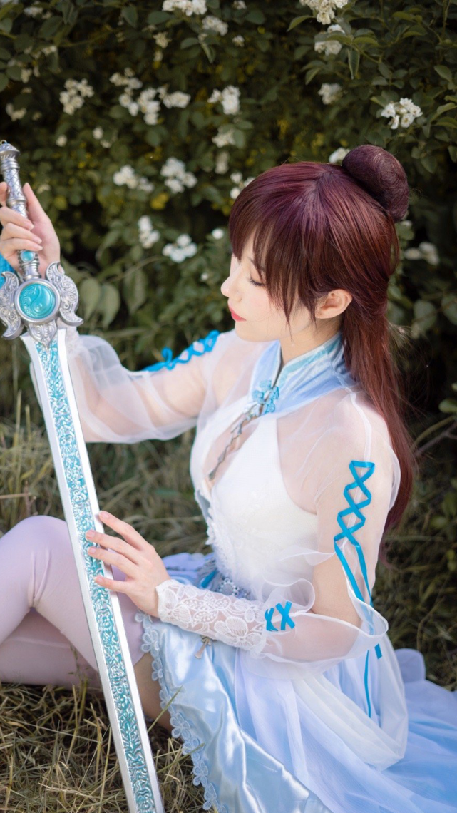 cos:永劫无间冰雁61顾清寒cos正片@苏小脸儿