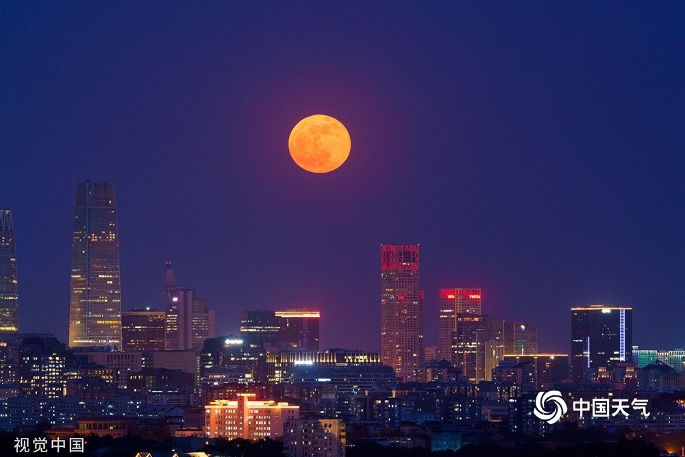 一组图带你看巨大圆月现身天宇67