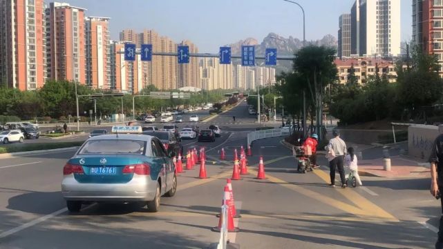 齐鲁医院周边,合肥路劲松六路路口交通组织新变化