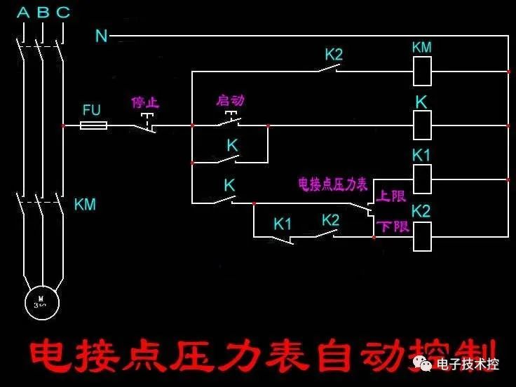 自動控制接線圖,電子元件原理圖精華版34例_騰訊新聞