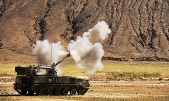 炮火纷飞直击西藏军区某旅实战化演练