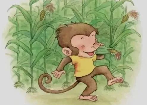 作者:发掘有一天,小猴子下山来,走到一块玉米地里