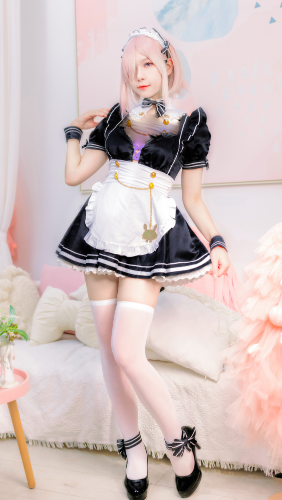 cos:玛修女仆cos正片@汐殃