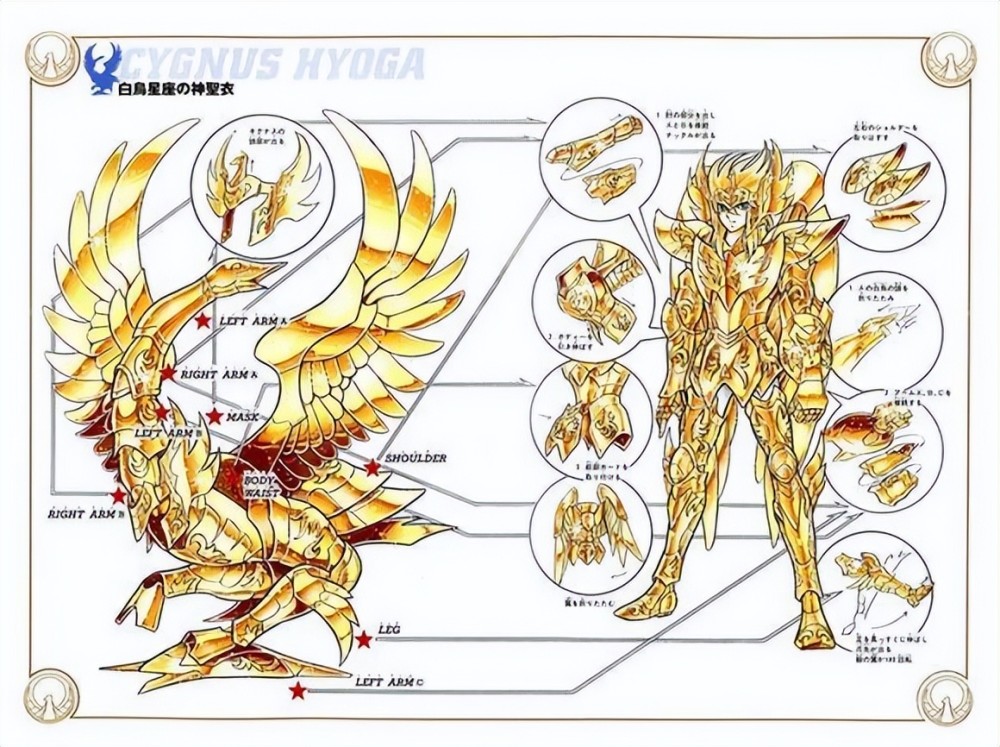 《圣斗士星矢》:你见过穿神圣衣的五小强,神衣版的