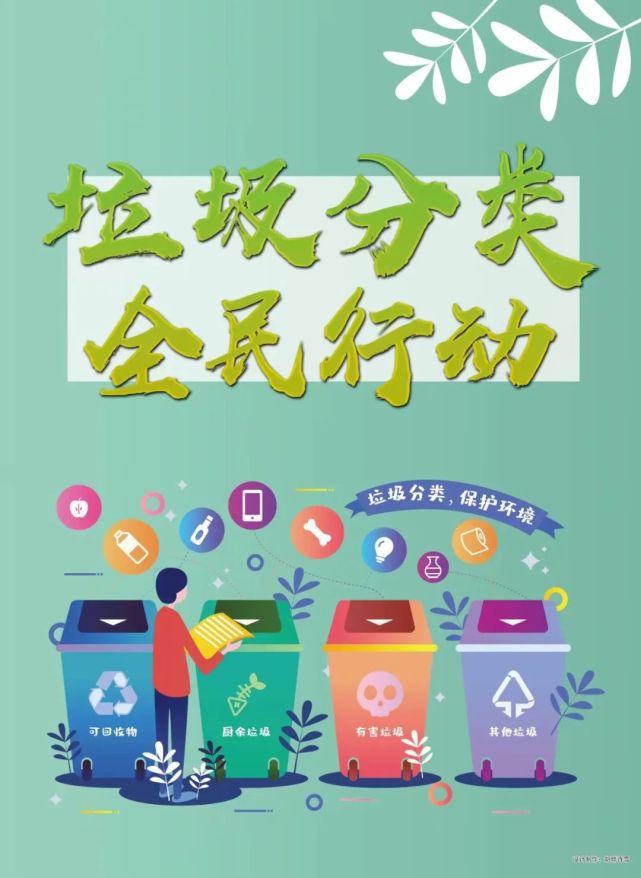 公益广告垃圾分类全民行动