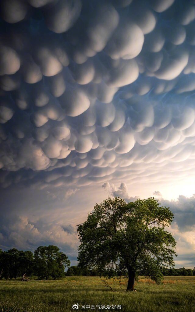 巨型乳状云现身美国已证实和外星人无关分析代表极恶劣天气