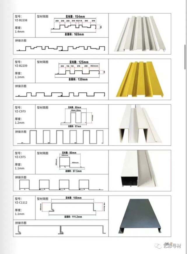 波浪板11:铝制波浪板 长城板 3d手感木纹长城板