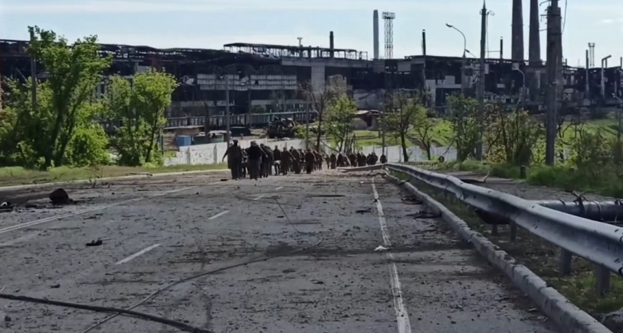 俄国防部：5月16日以来亚速钢铁厂已有959名乌军和亚速营武装分子投降