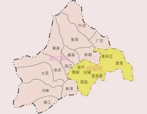 重大调整成都中心城区和主城区概念再次发生变化天府新区东部新区会