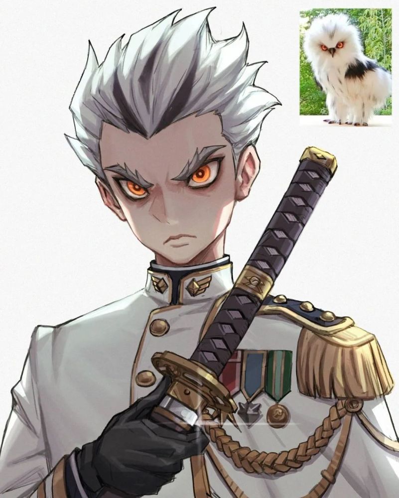 看看他是如何从动物的身上,衍生出高大酷炫的动漫人物的