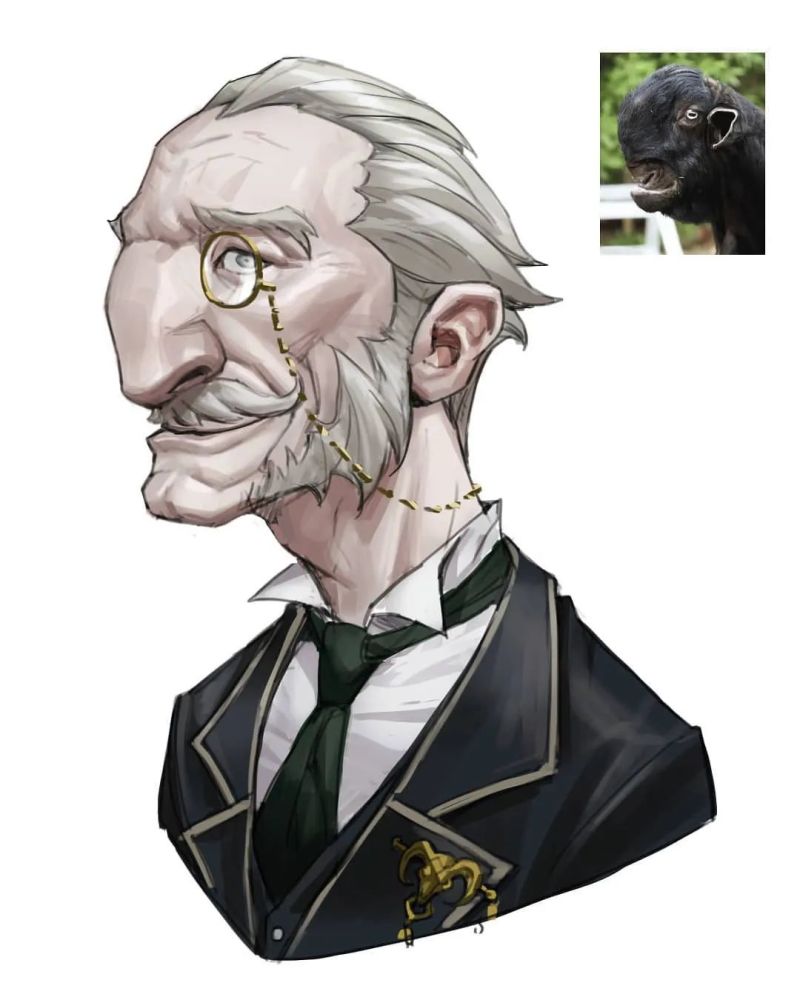 看看他是如何从动物的身上,衍生出高大酷炫的动漫人物的