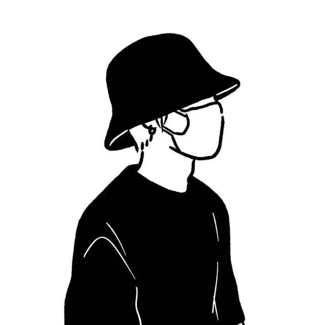 2022年单人头像-绘插画男生头像