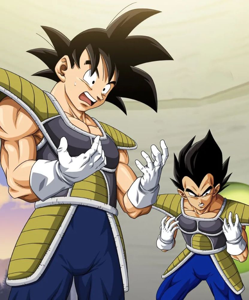 龙珠超84话孙悟空和贝吉塔同时变身最强形态双极意并肩作战