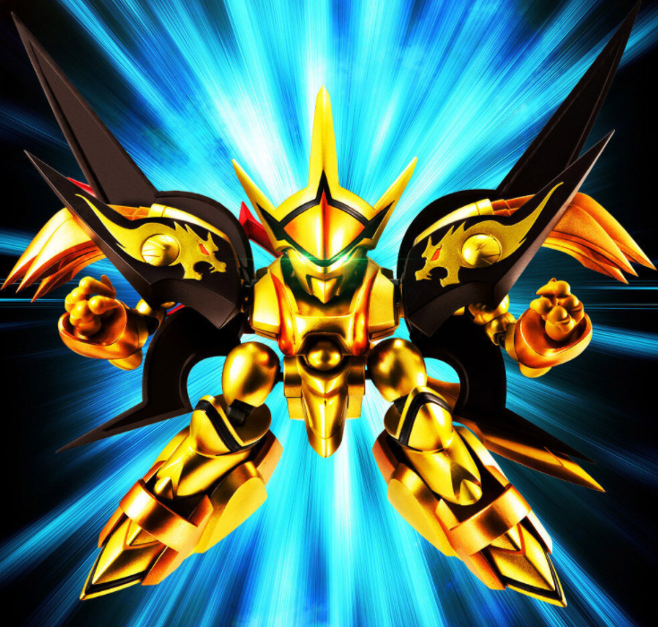 神龙斗士狮子龙神号玩具官图超华丽土豪金帅气度比动画高三倍