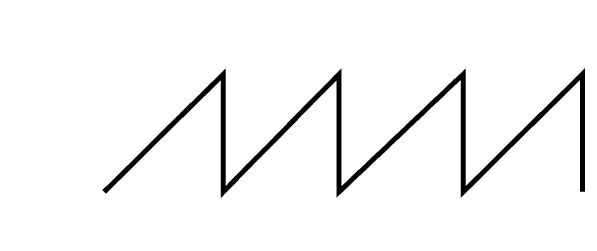 锯齿波听感明亮,硬朗并且高频较多,所以音色偏冷色调(簧片乐器).