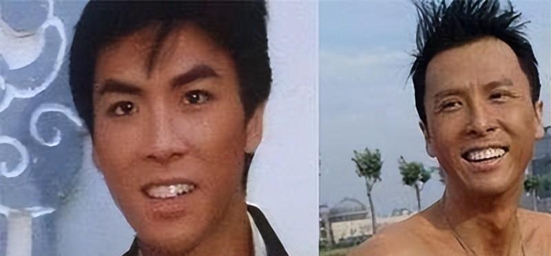 并且甄子丹早期,牙齿非常的突出,这点没有人质疑吧,就是很典型的龅牙.