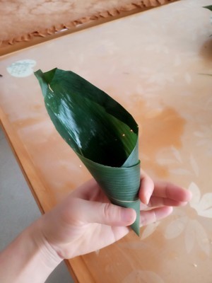 牛角粽的包法,不漏米还漂亮,步骤详细.新手轻松学会!