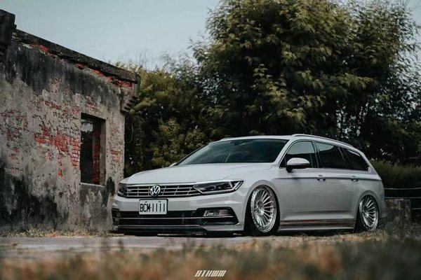 "时尚美丽"大众迈腾改装airbft空气悬挂案例