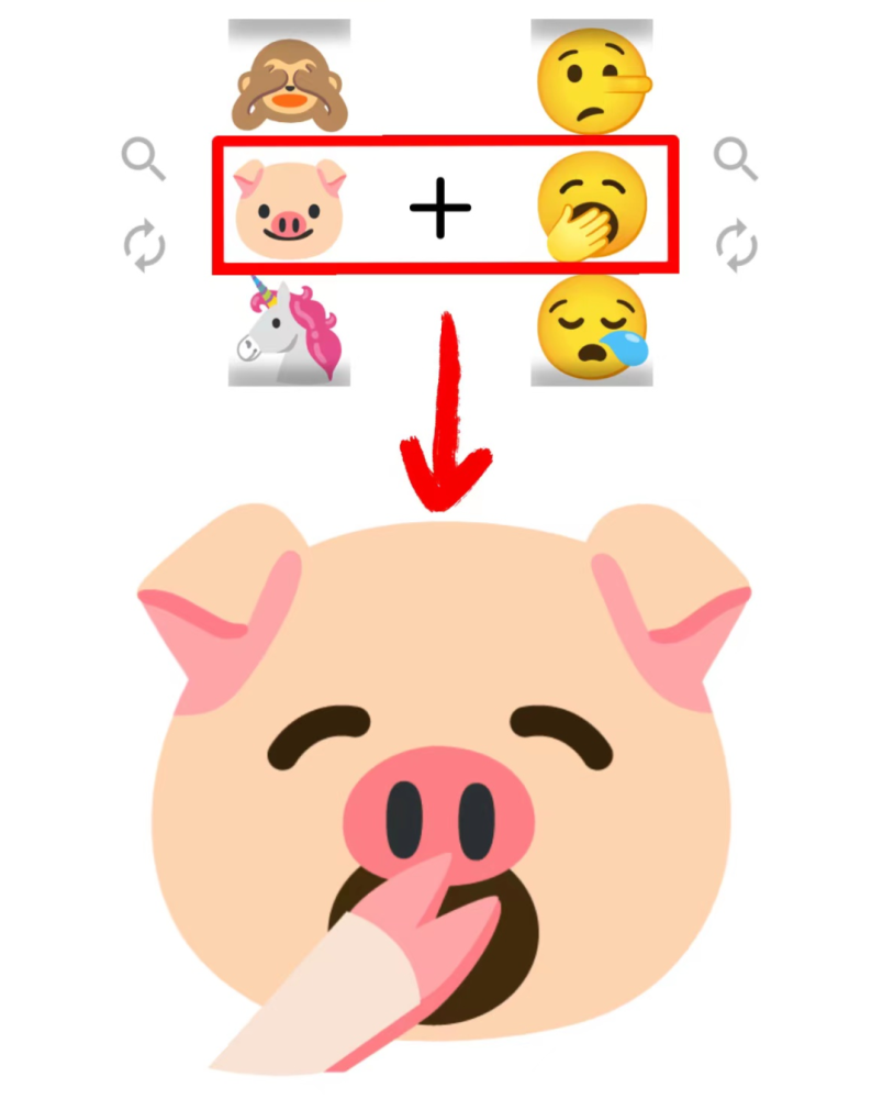 全新表情包生成器emoji可以任意組合了