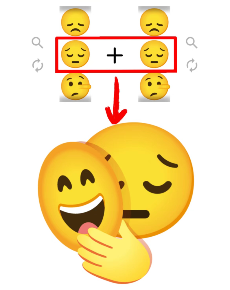 全新表情包生成器emoji可以任意组合了