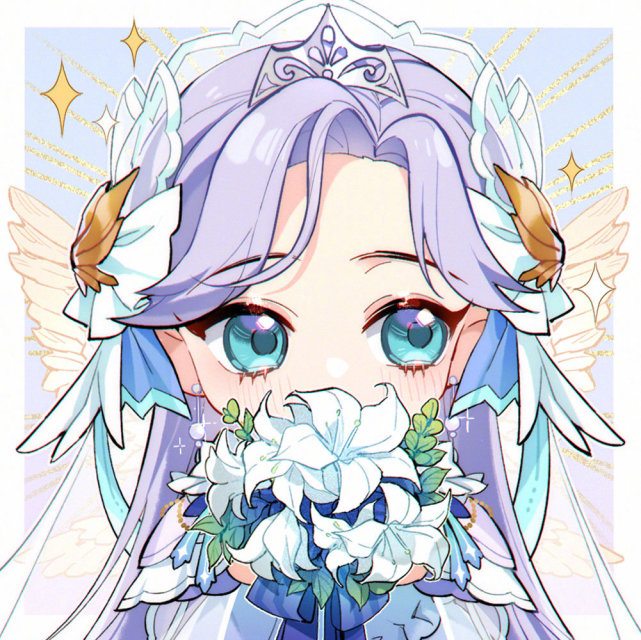 图via:王者荣耀同人团小妲己来给大家送一套孙策大乔520皮肤的q版情头