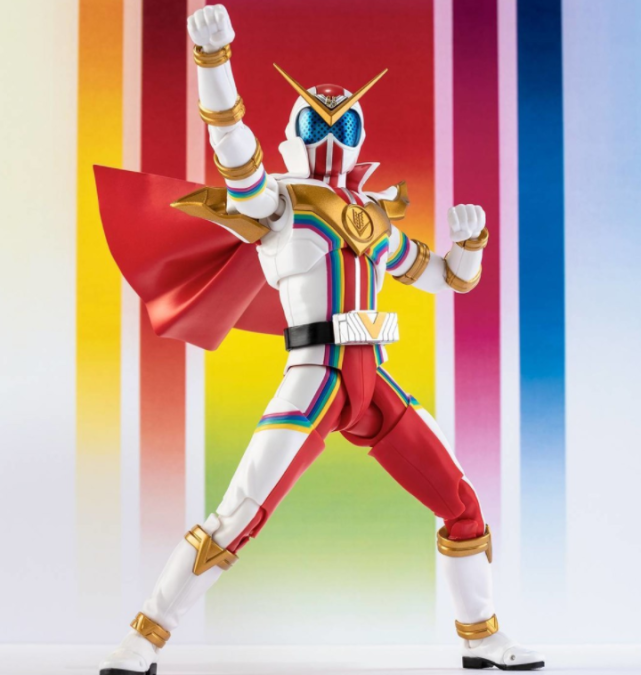 机界战队全开者:shf全开凯撒玩具实物 超级战队中的崇皇时王