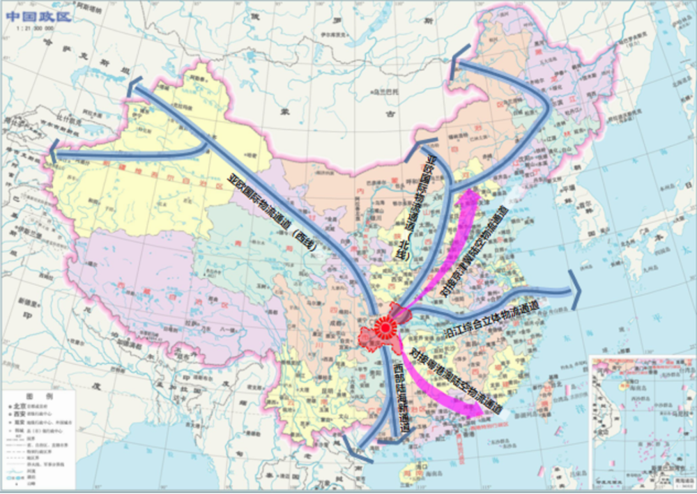 分拨能级,重点打造有效衔接中蒙俄,新亚欧大陆桥,中国—中亚—西亚