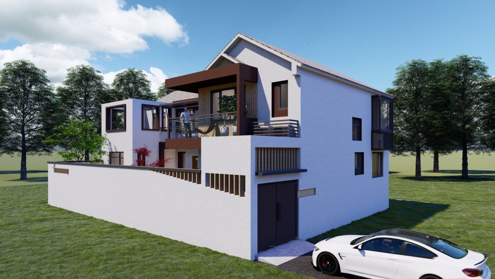 北京昌平二层现代简约别墅_腾讯新闻