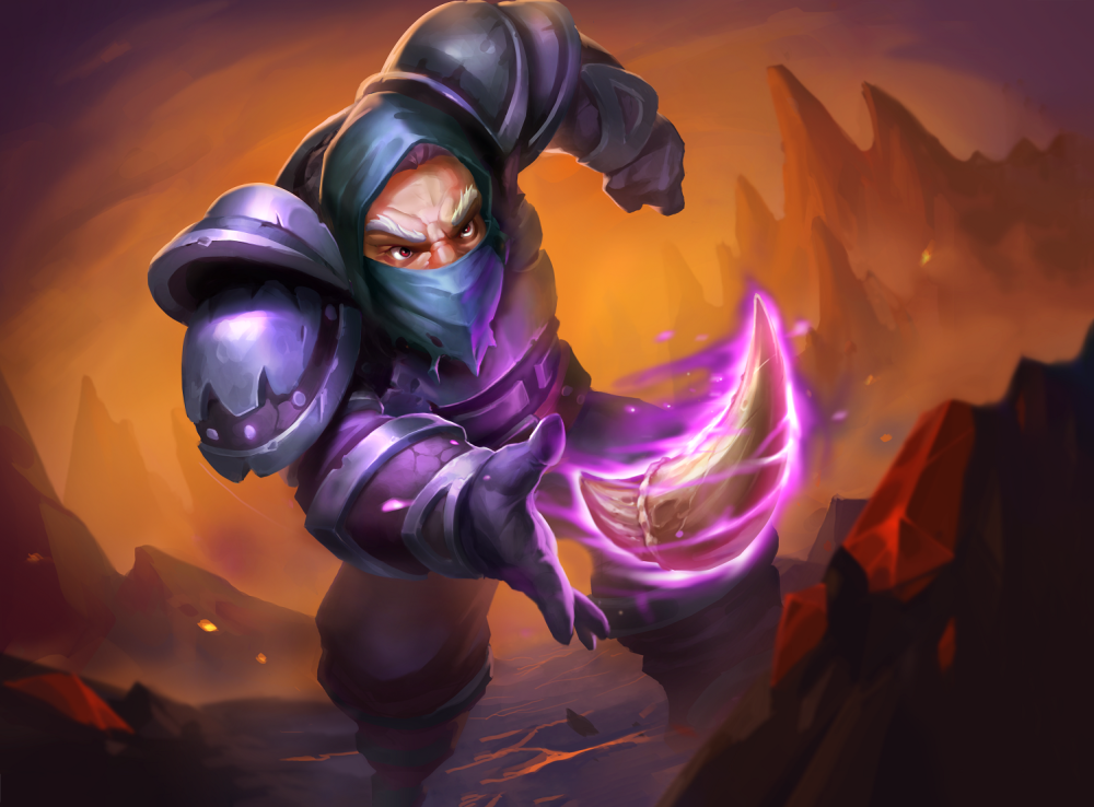 本次盗贼共有5张牌获得增强,奈法利安的牙(3费2费),军情七处走私贩