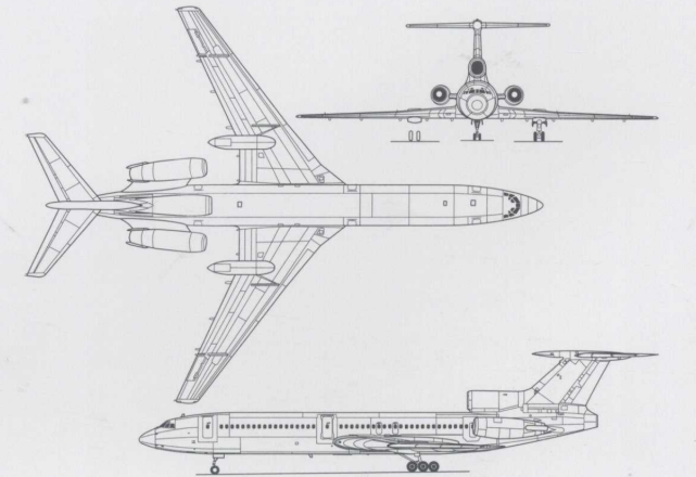 看似大意实则仔细老图从军记中国空军中的图154客机