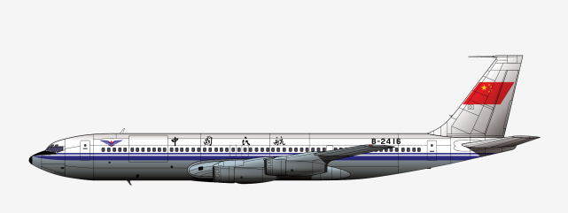 五星红旗下的"明日飞机",记波音707客机在中国民航服务记
