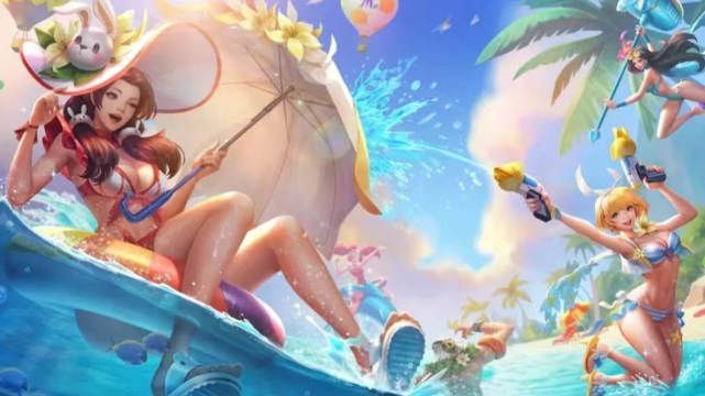 伽罗机甲皮肤首爆千窟城主美哭嬴政专精装突袭夏日皮肤超美