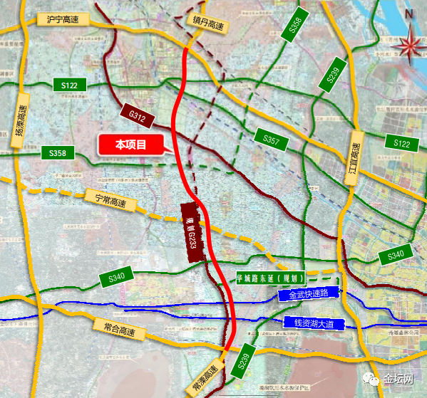 南沿江城际铁路金坛站封顶明年通车