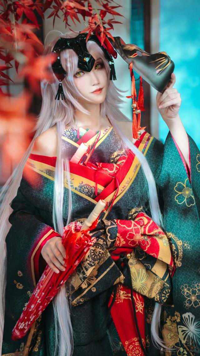 cos:黑贞德花魁cos正片@夙卿