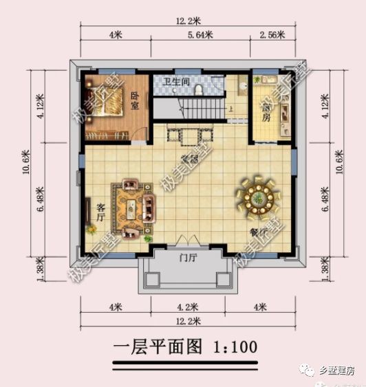 最有品位的農村自建房開間12米進深10米高端大氣