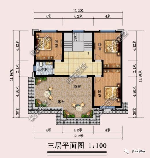 最有品位的農村自建房開間12米進深10米高端大氣