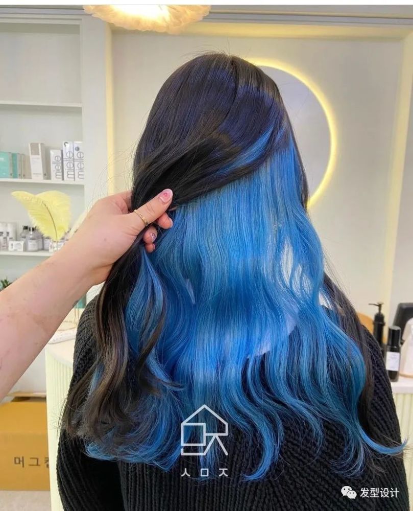 迷人又个性,亮眼隐藏染中长发.插图6