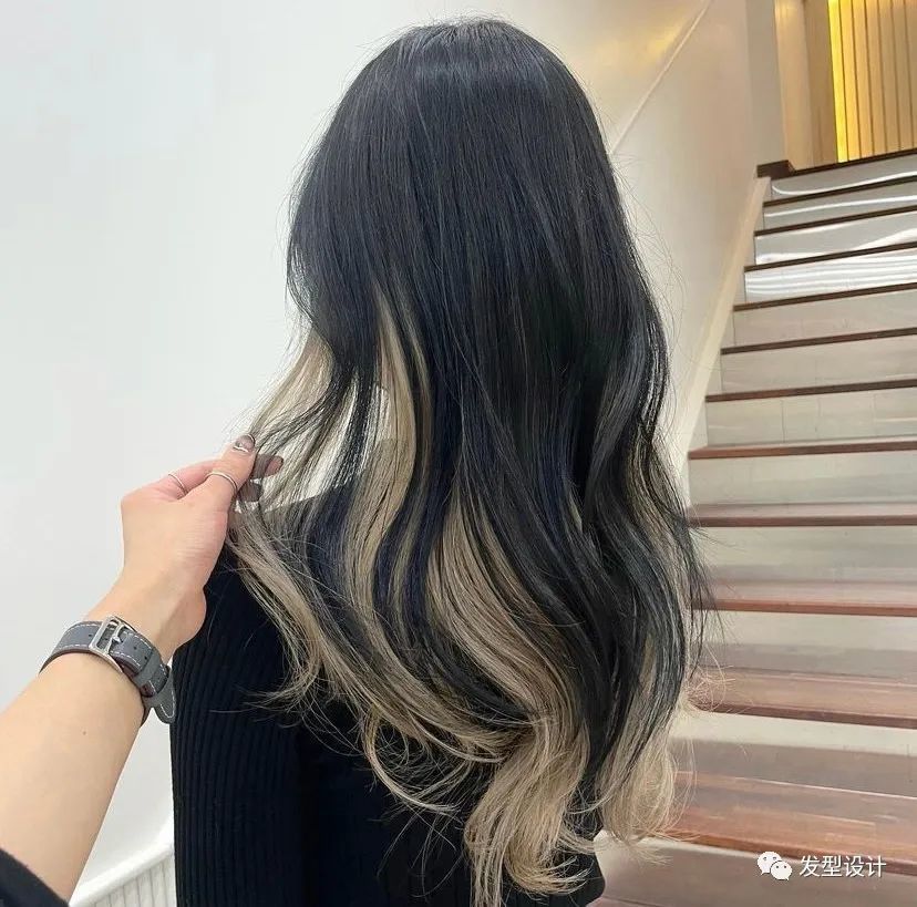 迷人又个性,亮眼隐藏染中长发.插图11