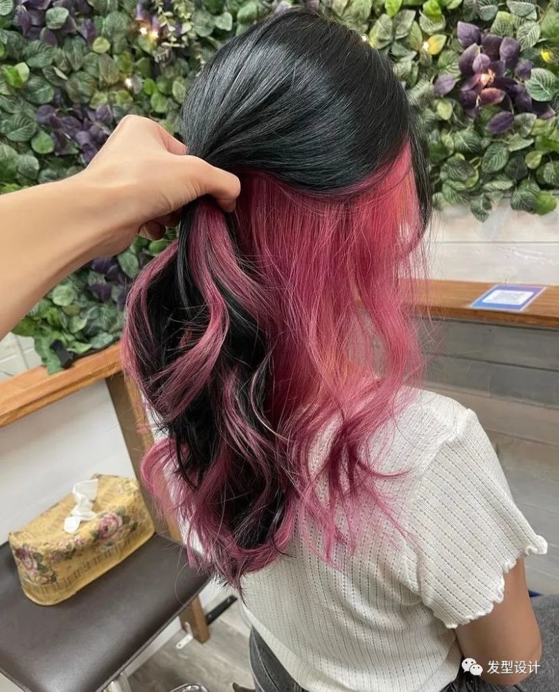 迷人又个性,亮眼隐藏染中长发.插图33