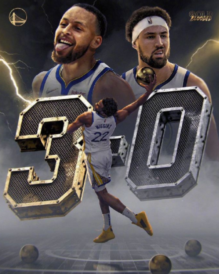 恭喜维金斯勇士官方认证三人荣登赢球海报嘴哥暴扣动作站c位